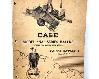 Vintage CASE Model NA Series Balers Parts Catalog 1948 Farm Tractor Implement