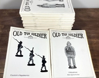 Lot of 81 OLD TOY SOLDIER Newsletter Magazine Consecutive Issues 1983-97 w/ Insert Catalogs
