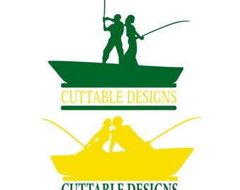 Download Fishing Couple Svg Etsy