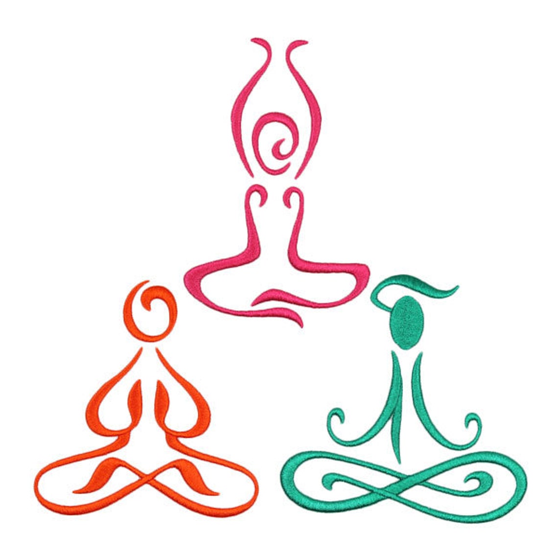 Yoga embroidery design instant download  etsy Yoga embroidery design instant download  etsy