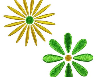 Daisy Flower Embroidery Design - Instant Download