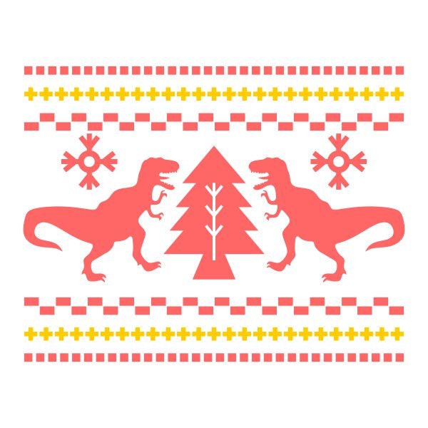 Download Christmas T-Rex Pattern Cuttable Design PNG DXF SVG & eps ...