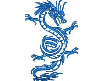 Dragon Embroidery Design - Instant Download