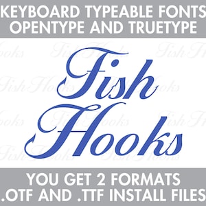 Fish Hook Font 