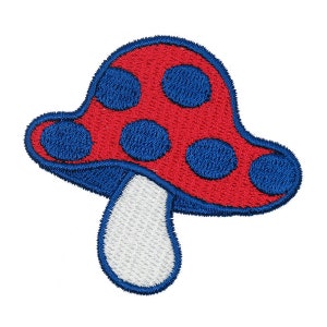 Mushroom Embroidery Design - Instant Download