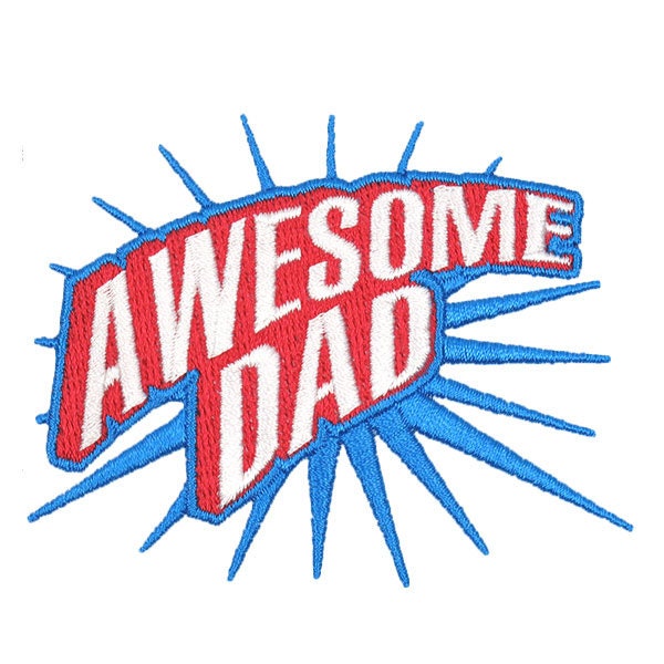 Awesome Dad Embroidery Design - Instant Download