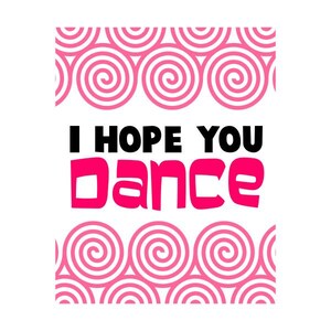 I Hope You Dance Cuttable Design PNG DXF SVG &amp; Eps File for Silhouette ...