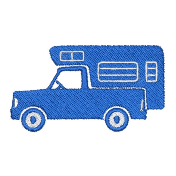 Truck Camper Embroidery Design Instant Download Etsy UK