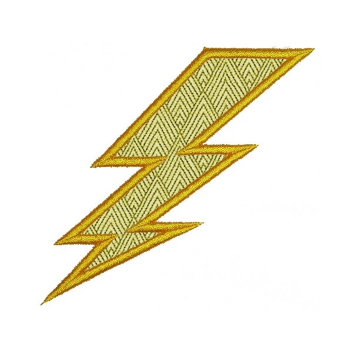Lightning Bolt Applique Embroidery Design Instant Download | Etsy