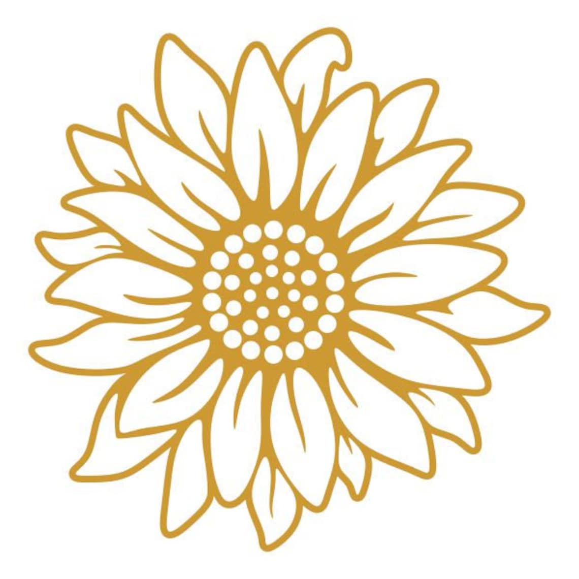 Sunflower Leaves Svg