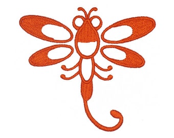 Dragonfly Embroidery Design - Instant Download