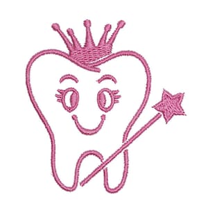 Tooth Fairy Embroidery Design - Instant Download