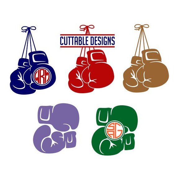 Boxing Glove Frame Cuttable Design PNG DXF SVG & Eps File for Etsy