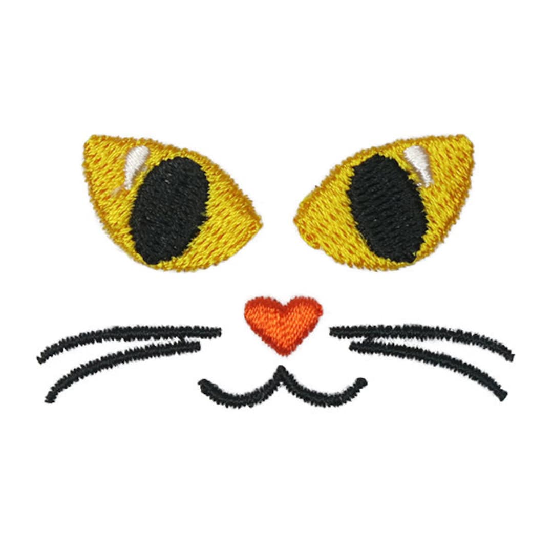 Cat Eye Embroidery Design Instant Download Etsy