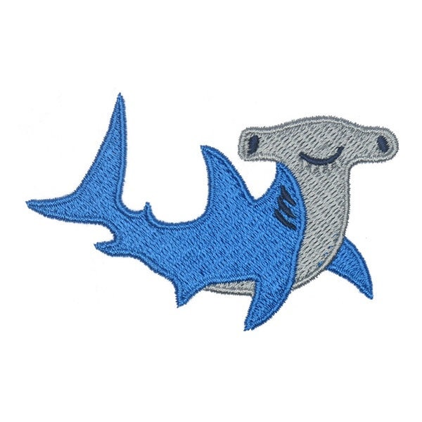 Hammerhead Shark Embroidery Design - Instant Download