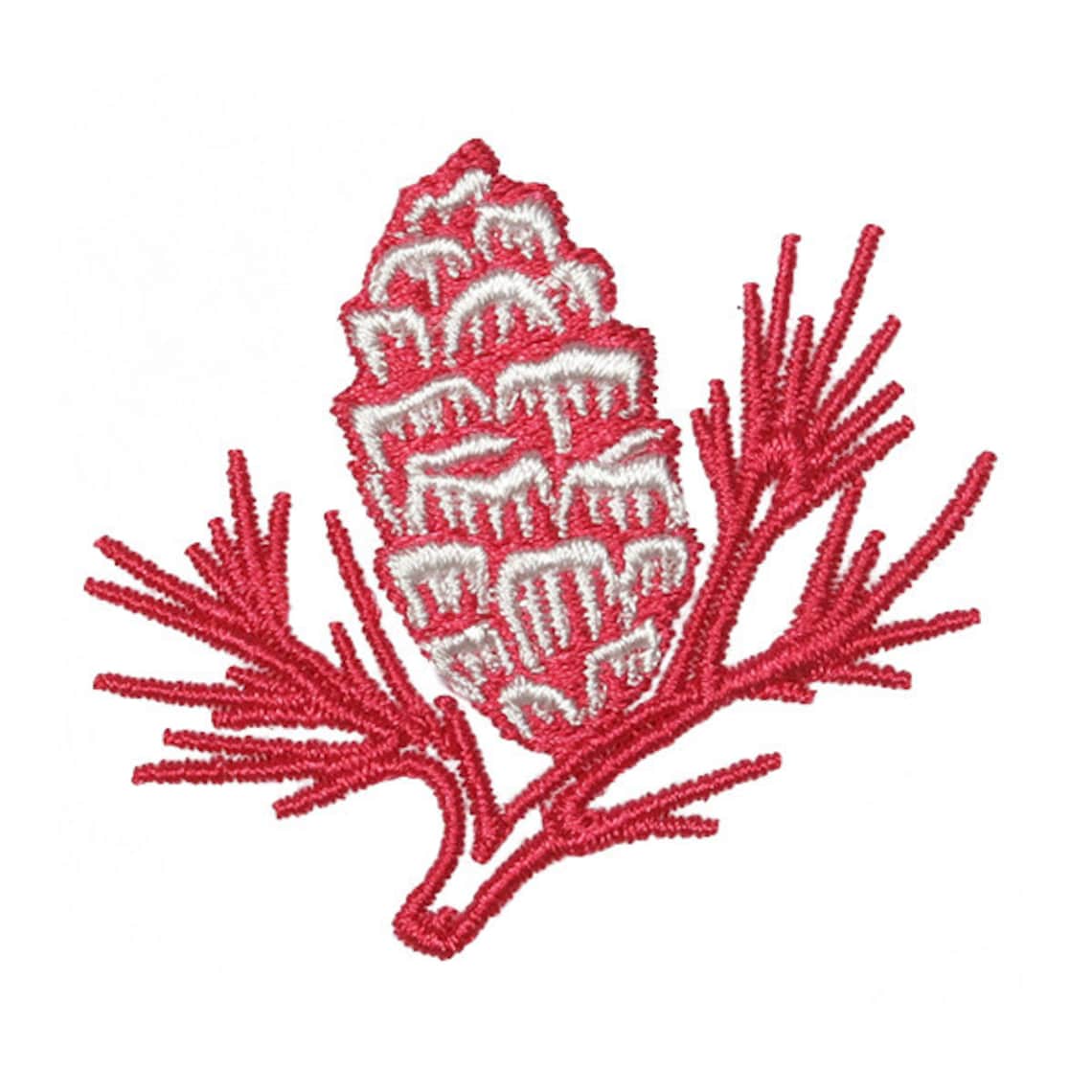 Pine Cone Embroidery Design Instant Download Etsy UK
