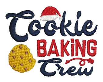 Cookie Baking Crew Machine Embroidery Design - INSTANT DOWNLOAD