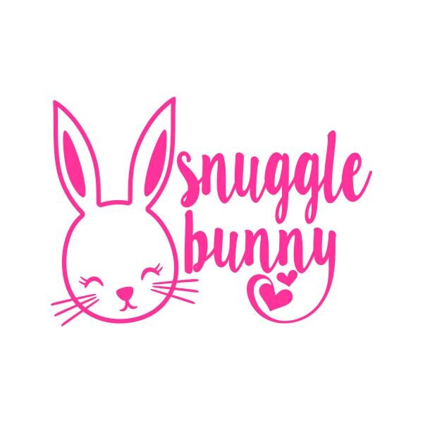 Snuggle Bunny Cuttable Design PNG DXF SVG & Eps File for - Etsy UK