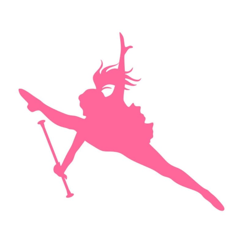 Baton Twirling Twirler Cuttable Design PNG DXF SVG & Eps File - Etsy