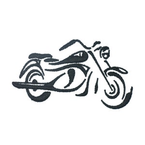 Motorcycle Embroidery Design - INSTANT DOWNLOAD