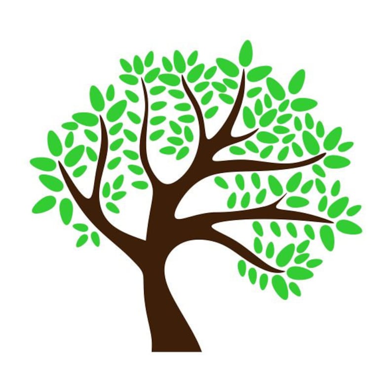 Tree Silhouette Cuttable Design PNG DXF SVG & Eps File for - Etsy