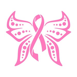 Multiple Pink Ribbon Svg Pink Ribbon Cuttable Design PNG DXF SVG & Eps File for | Etsy