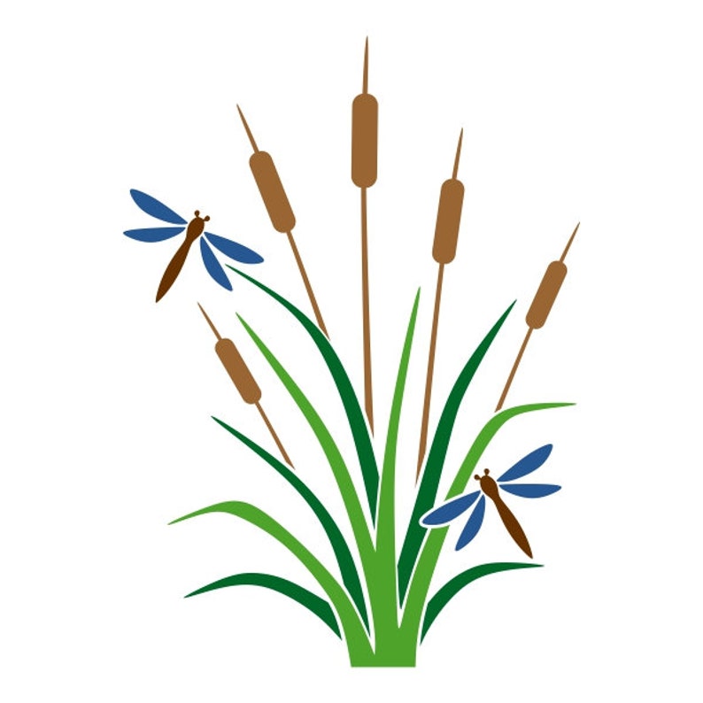Download Cattail Flower Cuttable Design PNG DXF SVG & eps File for ...