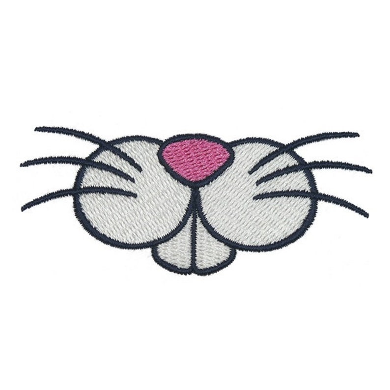 Bunny Nase Stickerei Design Instant Download Etsy.de