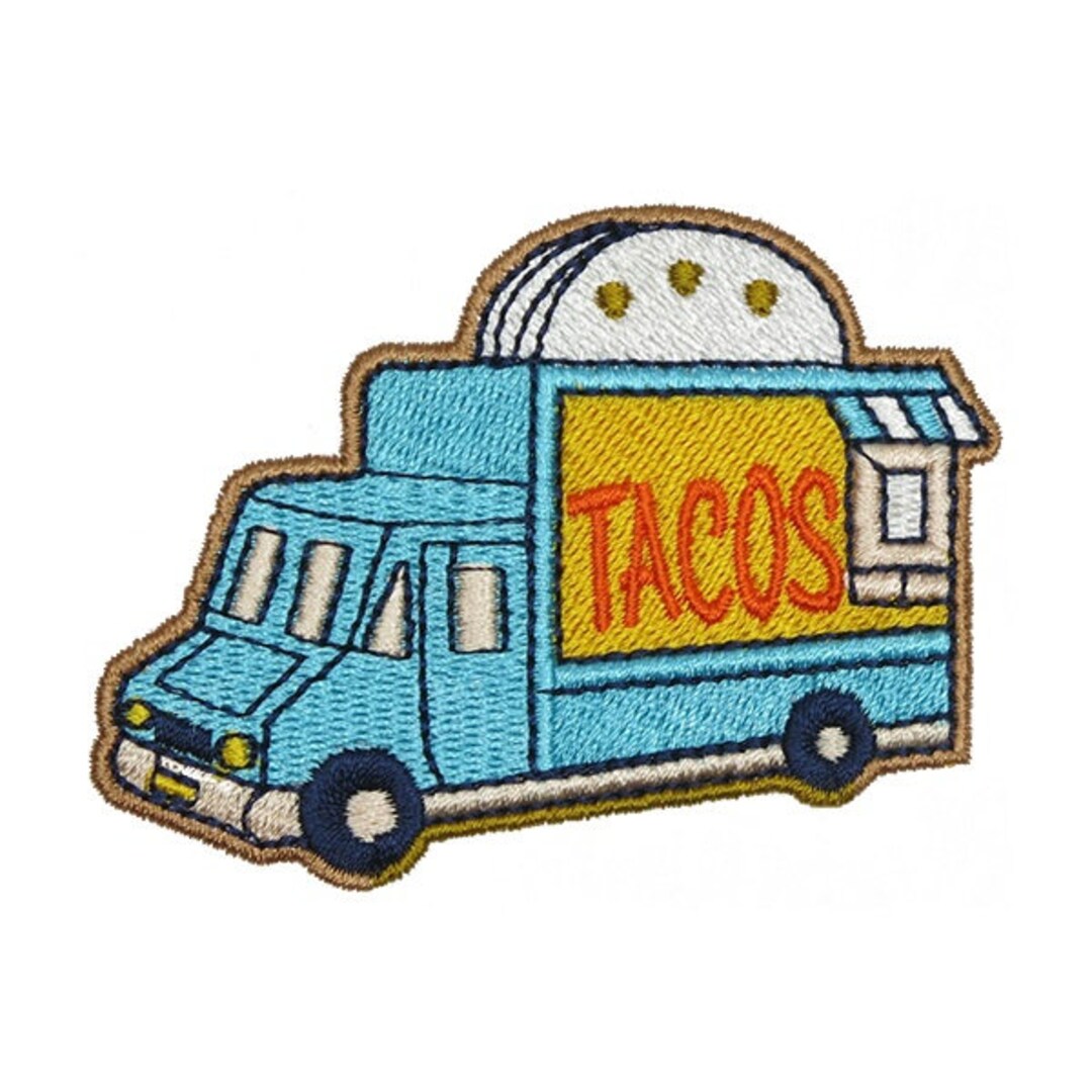 Tacos Truck Embroidery Design Instant Download Etsy