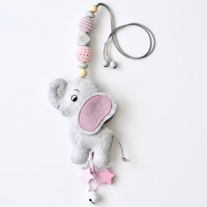 Maxi Cosi Anhänger &quot;Elefant&quot;, 100 % Filz,  Baby Geschenk