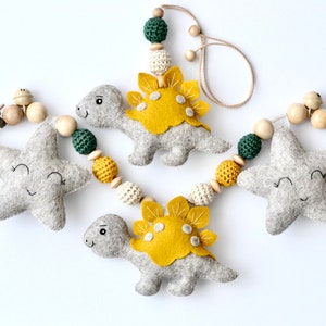 Sparset Dinosaurier, Kinderwagenkette Dinosauer, Maxi Cosi Anhänger Dinosauer