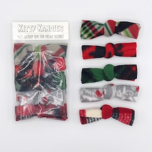 Kitty Kandies: jouets d’herbe à chat de Noël