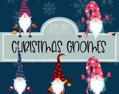 Christmas Gnome Colorful Clipart PNG