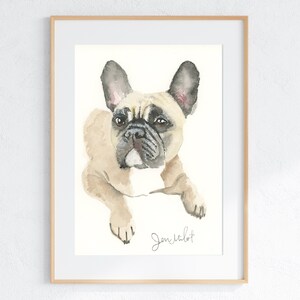 Mini Custom Watercolor Dog Painting, Custom Dog Portrait, Custom Dog Painting from Photo, Custom Cat Portrait, Painting from Photo