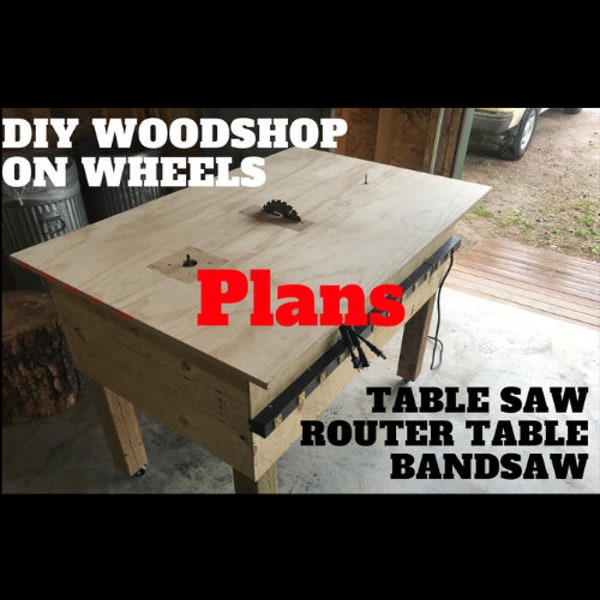 DIY 3 in 1 Workbench plans and dimensions