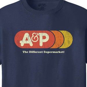 Old Milwaukee A&P Supermarket Grocery Store Milwaukee Wisconsin Vintage Retro T-Shirt Throwback Long Lost Tee Shirt