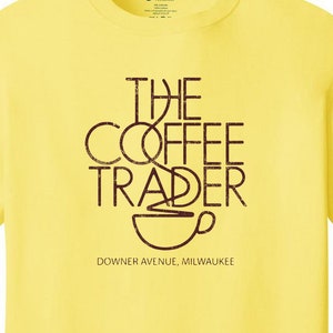 Old Milwaukee The Coffee Trader Milwaukee Wisconsin Vintage Retro T-Shirt Throwback Long Lost Tee Shirt