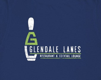 Old Milwaukee Glendale Lanes & Cocktail Lounge Wisconsin Vintage Retro T-Shirt Throwback Long Lost Tee Shirt