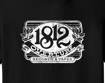 Old Milwaukee 1812 Overture Records & Tapes Milwaukee Wisconsin Vintage Retro T-Shirt Throwback Long Lost Tee Shirt