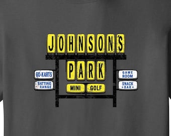 Old Milwaukee Johnson’s Park Mini Golf Milwaukee Wisconsin Vintage Retro T-Shirt Throwback Long Lost Tee Shirt