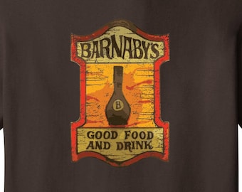 Old Milwaukee Barnaby’s Pizza Glendale Wisconsin Vintage Retro T-Shirt Throwback  Long Lost Tee Shirt