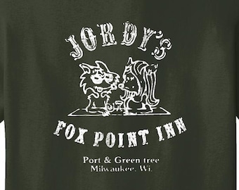 Old Milwaukee Jordy's Fox Point Inn Milwaukee Wisconsin Vintage Retro T-Shirt Throwback Long Lost Tee Shirt