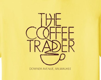 Old Milwaukee The Coffee Trader Milwaukee Wisconsin Vintage Retro T-Shirt Throwback Long Lost Tee Shirt