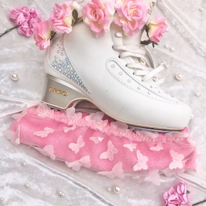 PATINAGE ARTISTIQUE Collection Freedom Wonderland accessoire de patinage sur glace serviettes de patinage pink butterfly