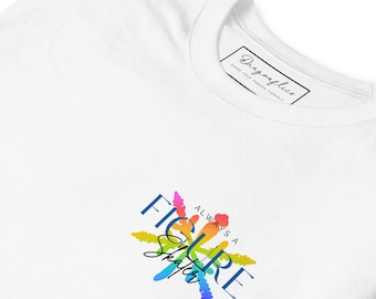 Arc-en-ciel de patinage artistique T-shirt unisexe