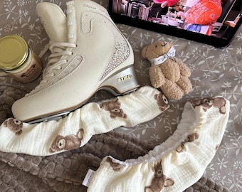 Teddy Bear Ice Skate Soakers with Keychain Gift - Limited Edition
