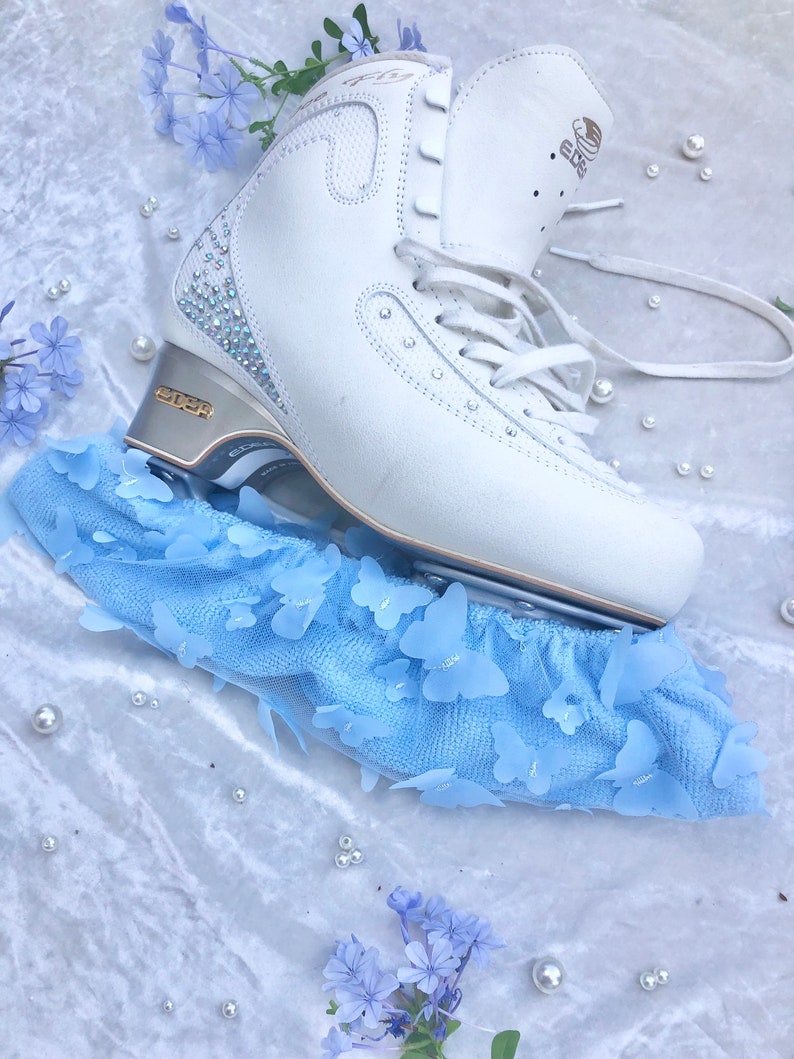 PATINAGE ARTISTIQUE Collection Freedom Wonderland accessoire de patinage sur glace serviettes de patinage blue butterfly