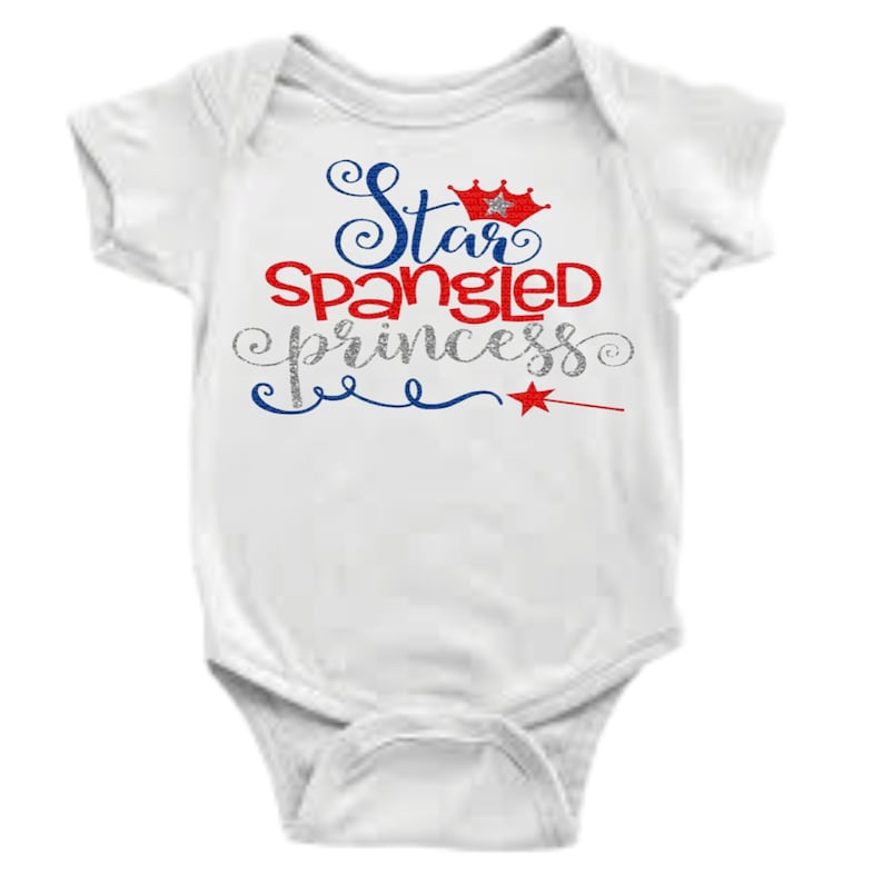 Gender Reveal Baby Girl Baby Unisex Baby Shower Gifts twin outfits Baby Boy STAR SPANGLED PrincessStud Bodysuit Coming Home Outfit