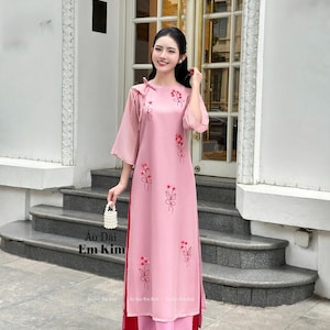 [No106]ベトナムアオザイ(Áo dài Việt Nam) Ao Dai Viet Nam |Ao Dai Modern for women with pants