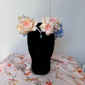 Transcendent Bloom Floral Crown | Pastel Fae Crown | Subtle Pride Renaissance Faire Headpiece